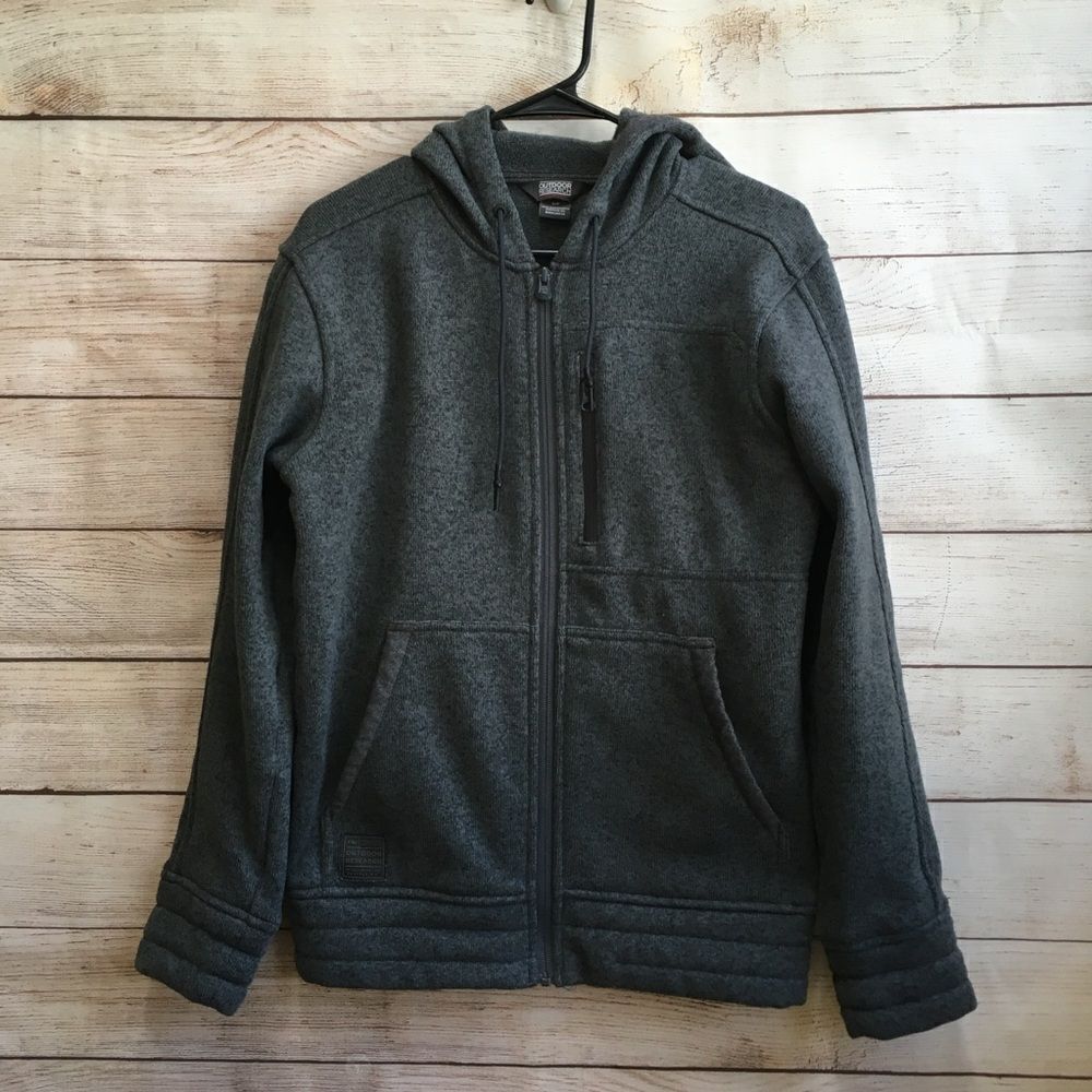 OUTDOOR RESEARCH BELMONT ZIP FRONT HOODY IN GRAY